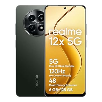 Realme 12x 5G 6GB/128GB Black (Glowing Black) Dual SIM